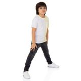 Toontoy Erkek Çocuk Cepli Arka Baskılı Tişört Sarı 8 YAŞ