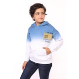 Toontoy Erkek Çocuk Cepli Baskılı Sweatshirt Mavi 14 YAŞ