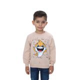 Toontoy Erkek Çocuk Çıtçıtlı Köpek Balığı Baskılı Sweatshirt