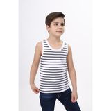 Toontoy Erkek Çocuk Çizgili Atlet Lacivert 10-11 YAŞ