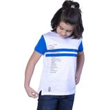 Toontoy Erkek Çocuk Çizgili Baskılı Tişört Beyaz 10 YAŞ