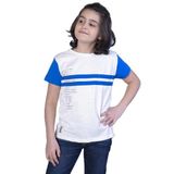 Toontoy Erkek Çocuk Çizgili Baskılı Tişört Ekru 6 YAŞ