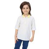 Toontoy Erkek Çocuk Çizgili Tişört Açık Sarı 2 YAŞ