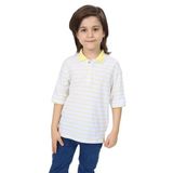 Toontoy Erkek Çocuk Çizgili Tişört Açık Sarı 3 YAŞ