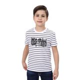 Toontoy Erkek Çocuk Çizgili Tişört Lacivert 8-9 YAŞ