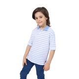 Toontoy Erkek Çocuk Çizgili Tişört Mavi 5 YAŞ