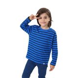 Toontoy Erkek Çocuk Çizgili Tişört Saks 3 YAŞ