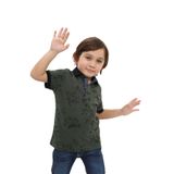 Toontoy Erkek Çocuk Desenli Tişört Haki 3 YAŞ