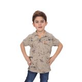 Toontoy Erkek Çocuk Desenli Tişört Sarı 7 YAŞ