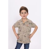 Toontoy Erkek Çocuk Desenli Tişört Yeşil 6 YAŞ