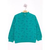 Toontoy Erkek Çocuk Dinazor Baskılı Sweatshirt