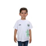 Toontoy Erkek Çocuk Dinazor Yazı Baskılı Tişört Beyaz 4 YAŞ