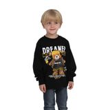 TOONTOY Erkek Çocuk Dreamer Ayı Baskılı Sweatshirt, 5 Yaş, 24767, Siyah, erkek-çocuk