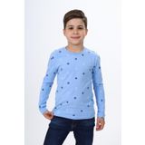Toontoy Erkek Çocuk Dümen Baskılı Tişört Mavi 10-11 YAŞ