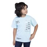 Toontoy Erkek Çocuk Düşük Kol Varak Baskılı Tişört Su Yeşili 14 YAŞ
