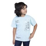 Toontoy Erkek Çocuk Düşük Kol Varak Baskılı Tişört Su Yeşili 8 YAŞ