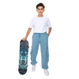 Toontoy Erkek Çocuk Eşofman Alt Mavi 8 YAŞ