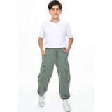 Toontoy Erkek Çocuk Eşofman Alt Yeşil 8 YAŞ
