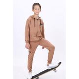Toontoy Erkek Çocuk Eşofman Takım Kahverengi 12-13 YAŞ