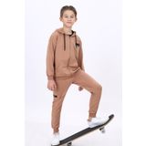 Toontoy Erkek Çocuk Eşofman Takım Kahverengi 6-7 YAŞ