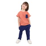 Toontoy Erkek Çocuk Eşofman Takım Kiremit 2 YAŞ
