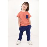 Toontoy Erkek Çocuk Eşofman Takım Kiremit 4 YAŞ