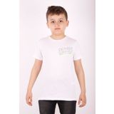 Toontoy Erkek Çocuk Excuses Baskılı Cepli Tişört Beyaz 6 YAŞ