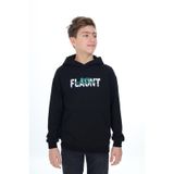 Toontoy Erkek Çocuk Flaunt Baskılı Sweatshirt Siyah 10-11 YAŞ