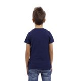 TOONTOY Erkek Çocuk Flok Baskılı Örgülü Tişört 12 Yaş, 12 Yaş, 10514-, Lacivert, Erkek Çocuk