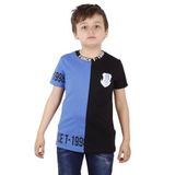 Toontoy Erkek Çocuk Force Baskılı Parçalı Tişört Saks 8 YAŞ