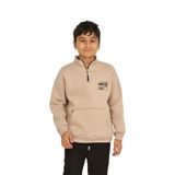 TOONTOY Erkek Çocuk Forever Baskılı Sweatshirt, Bej, 6-7 Yaş