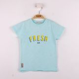 Toontoy Erkek Çocuk Fresh Baskılı Tişört Mint Yeşili 5 YAŞ