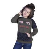 Toontoy Erkek Çocuk Garni Detaylı Nakışlı Sweatshirt Haki 8 YAŞ