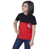 Toontoy Erkek Çocuk Garnili Cep Aksesuarlı Tişört Kırmızı 12 YAŞ