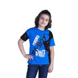 Toontoy Erkek Çocuk Garnili Cep Detaylı Tişört Saks 8 YAŞ