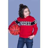 Toontoy Erkek Çocuk Garnisi Baskılı Kapüşonlu Sweatshirt