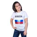 Toontoy Erkek Çocuk Go Russia Nakışlı Tişört Ekru 6 YAŞ
