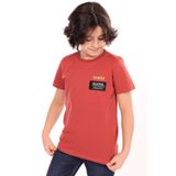 Toontoy Erkek Çocuk Göğsü Arma Detaylı Tişört