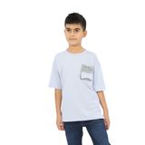 Toontoy Erkek Çocuk Göğsü Cepli Tişört Mavi 13-14 YAŞ