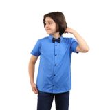 TOONTOY Erkek Çocuk Gömlek 7 Yaş, 7 Yaş, 22508, Saks, Erkek Çocuk