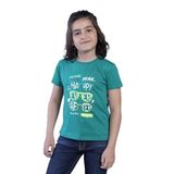 Toontoy Erkek Çocuk Gözlük Baskılı Tişört Yeşil 4 YAŞ