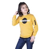 Toontoy Erkek Çocuk Handsome Baskılı Sweatshirt Hardal 5 YAŞ