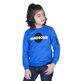 Toontoy Erkek Çocuk Handsome Baskılı Sweatshirt Saks 4 YAŞ