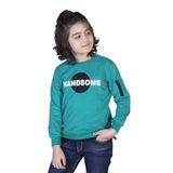 Toontoy Erkek Çocuk Handsome Baskılı Sweatshirt Yeşil 4 YAŞ