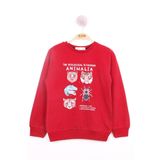 Toontoy Erkek Çocuk Hayvan Baskılı Sweatshirt