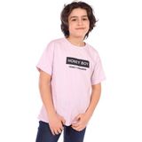 Toontoy Erkek Çocuk Honey Boy Baskılı Tişört - 6 - 7 Yaş - Açık Lila