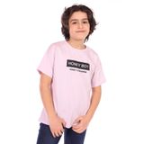 Toontoy Erkek Çocuk Honey Boy Baskılı Tişört Açık Lila 12-13 YAŞ