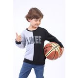 Toontoy Erkek Çocuk İki Renkli Baskılı Sweatshirt