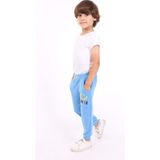 Toontoy Erkek Çocuk Iki Yanı Cep Detaylı Nakışlı Eşofman Alt - 2 Yaş - Mavi