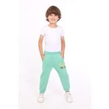 Toontoy Erkek Çocuk İki Yanı Cep Detaylı Nakışlı Eşofman Alt